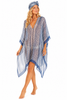 Mid Length Silk V-Neck Kaftan