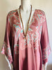 V-Neck Silk Cover Up Kaftan