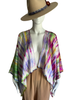 Tie Dye Cropped Silk Topper - Multi