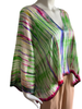 Tie Dye Cropped Silk Top - Multi