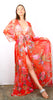 China Rose - Side Drape Kaftan
