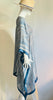 Knee Length Open Front Silk Ikat Kaftan