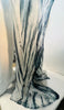 Floor Long Open Front Silk Tie Dye Kaftan