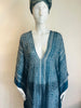 Mid Length Silk V-Neck Kaftan