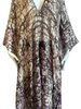 Long V-Neck Cover Up Kaftan - Batik