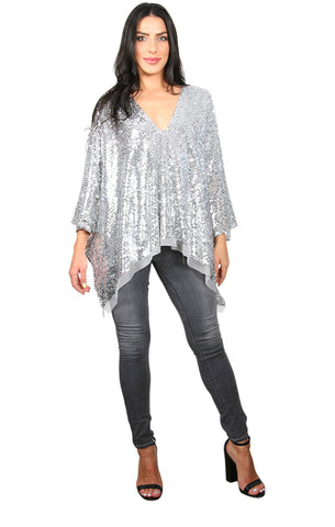 Diamond - Side Drape Cotton Kaftan