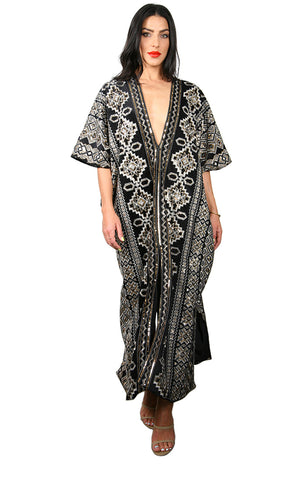 Majestic - V neck Kaftan