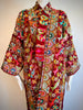Embroidered Gypset Coat - Brick Red