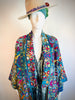 Embroidered Gypset Coat - Turquoise