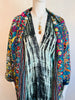 Embroidered Gypset Coat - Turquoise
