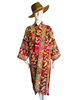 Embroidered Gypset Coat - Brick Red