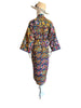 Embroidered Gypset Coat - Navy