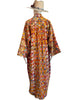 Embroidered Gypset Coat - Orange Red
