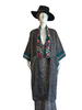 Embroidered Gypset Coat - Teal