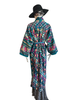 Embroidered Gypset Coat - Teal