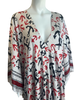 Long Silk V-neck Kaftan - Let's Anchor