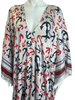 Long Silk V-neck Kaftan - Let's Anchor