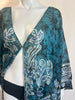 Mid Length Open Front Kaftan - Dark Teal
