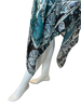 Mid Length Open Front Kaftan - Dark Teal