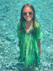 Tropical Palm - Kids V-neck Kaftan Tunic