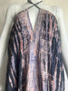 Tie Dye Silk Vacation Dress - Black