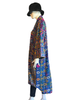 Embroidered Gypset Coat - Blue Multi