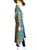 Embroidered Gypset Coat - Teal Multi