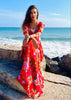 China Rose - Eiffel Maxi Kaftan
