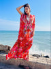 China Rose - Eiffel Maxi Kaftan