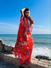 China Rose - Eiffel Maxi Kaftan