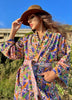 Mirrored/Mauve - Vintage Kimono Coat