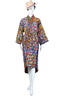 Embroidered Gypset Coat - Navy