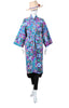 Embroidered Gypset Coat - Teal Multi