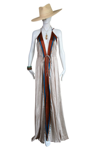 Istanbul Silk Spaghetti Dress