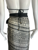 Silk Sarong & Mega Scarf - Ikat Black