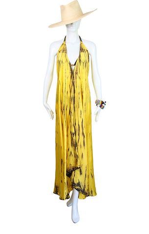 Long Tie Dye Beach Dress