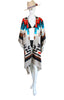 Mid Length Silk Maxi Kaftan - Tahoe