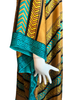 Mid Length Silk Kaftan - Desert Sunset