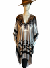 Tahoe - Silk Poncho Tunic Top