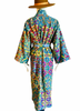 Embroidered Gypset Coat - Teal Multi