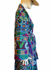 Embroidered Gypset Coat - Teal Multi