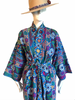 Embroidered Gypset Coat - Teal Multi