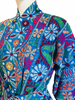Embroidered Gypset Coat - Teal Multi