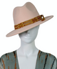 Fedora Custom Hat - Pink Straw