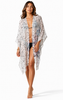 Knee Length Open Front Batik Kaftan