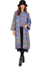 Embroidered Gypset Coat - Blue Multi