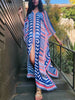 Liberty Art Deco - Slit Maxi Poncho