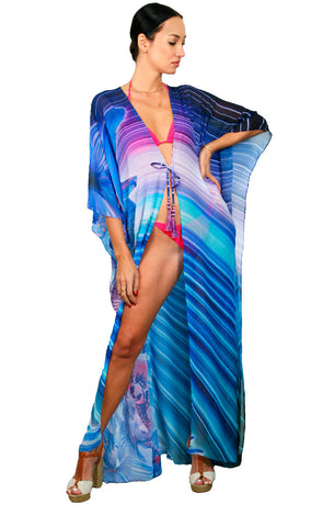 Art Deco / Liberty - Side Drape Kaftan