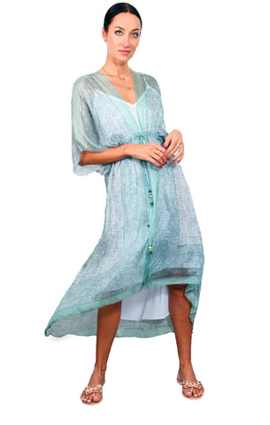 Midsummer Cascade Robe - Sage