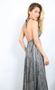 Ikat Halter Dress - Black/Ivory
